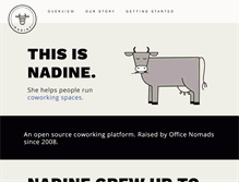 Tablet Screenshot of nadineproject.org